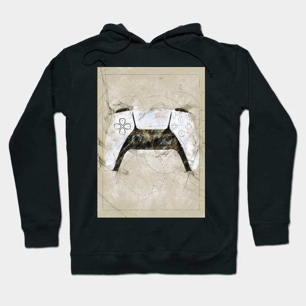 Controller Sketch Hoodie by Durro